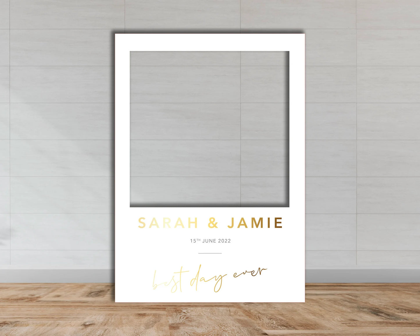 Wedding Selfie Frame - Minimal