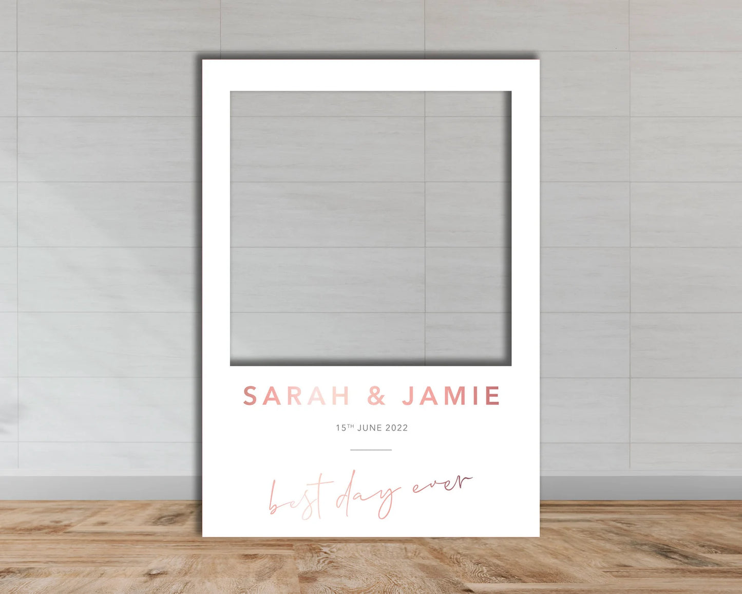 Wedding Selfie Frame - Minimal