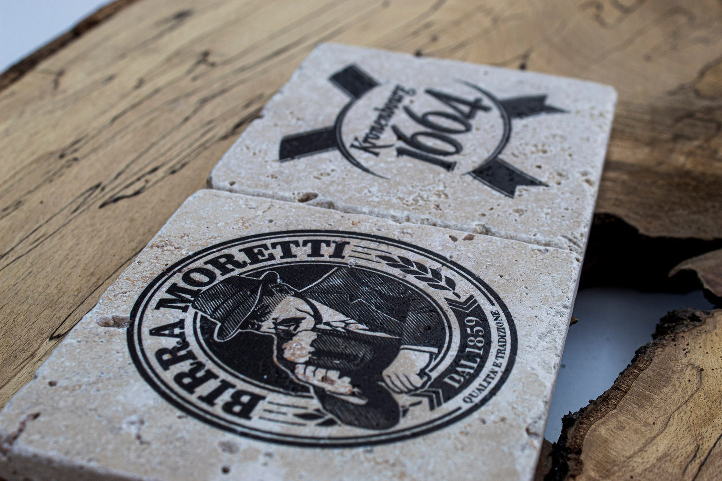 Stone Coasters: Beers Collection (Set Of 4)