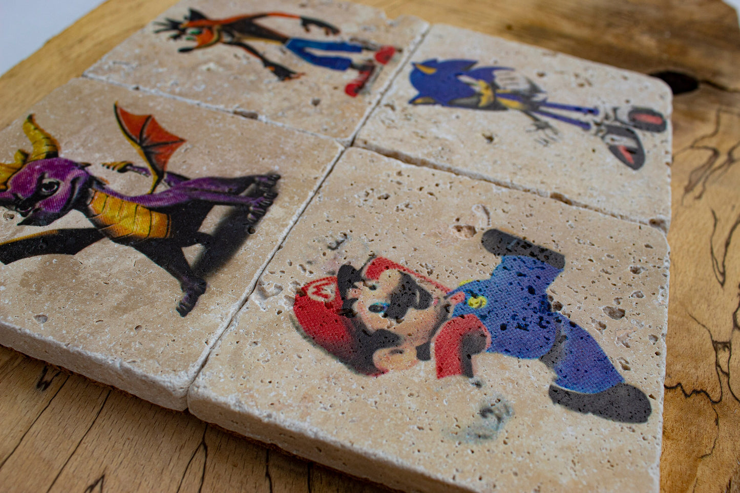 Stone Coasters: Retro Gaming Collection (Set Of 4)