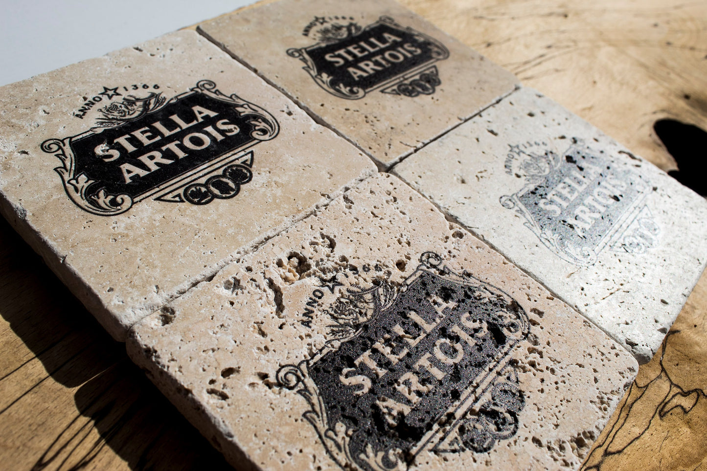 Stone Coasters: Stella Artois Collection (Set Of 4)