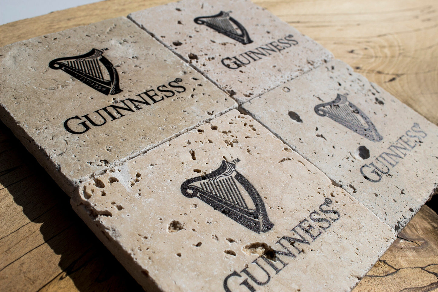 Stone Coasters: Guinness Collection (Set Of 4)