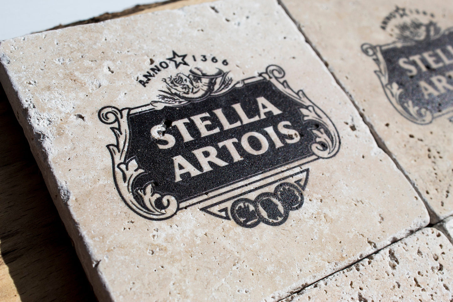 Stone Coasters: Stella Artois Collection (Set Of 4)