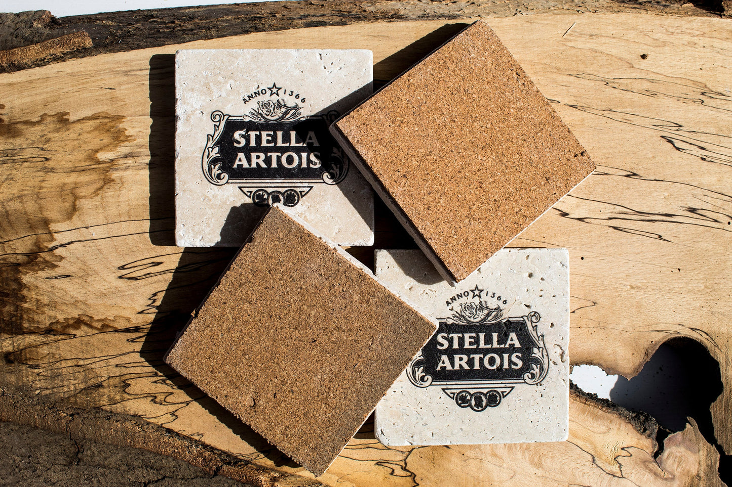 Stone Coasters: Stella Artois Collection (Set Of 4)