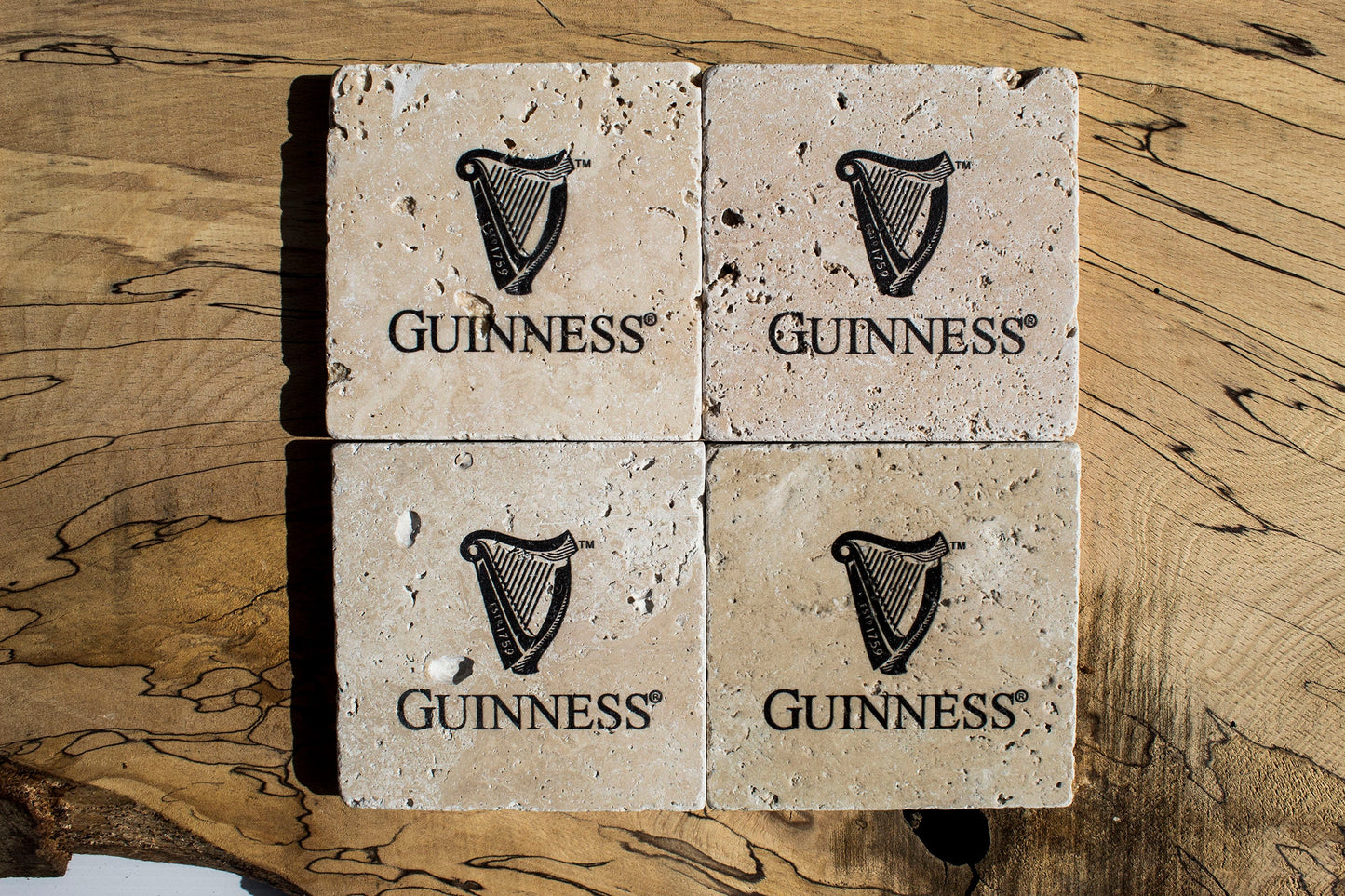 Stone Coasters: Guinness Collection (Set Of 4)