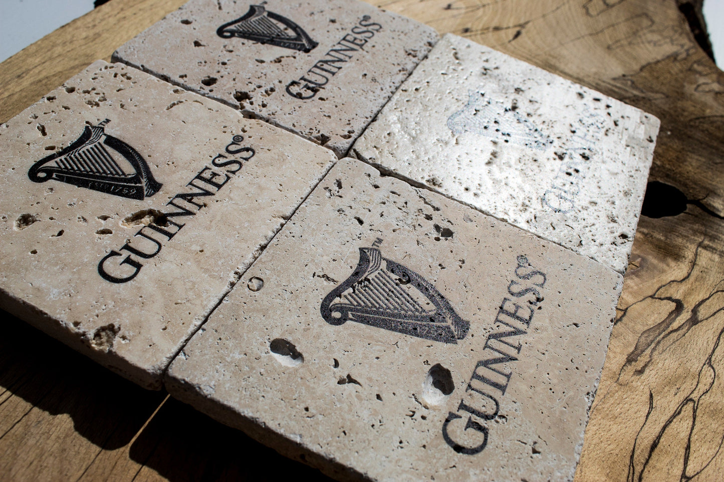 Stone Coasters: Guinness Collection (Set Of 4)