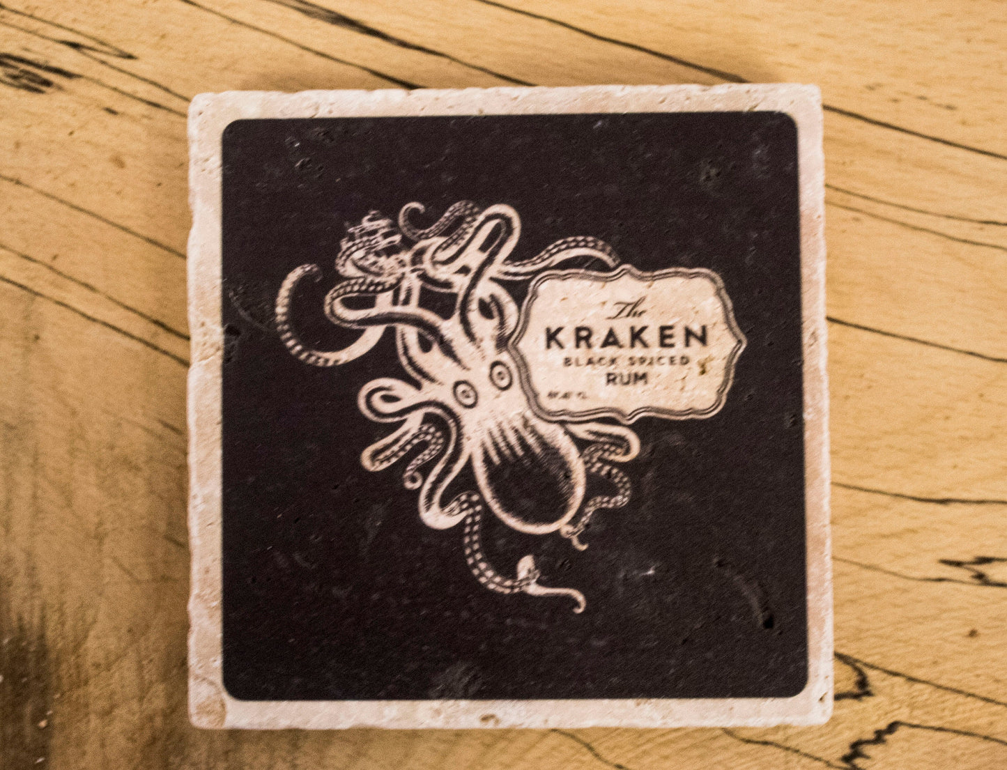 Stone Coasters: Kraken Rum Collection (Set Of 4) | Drink Coasters