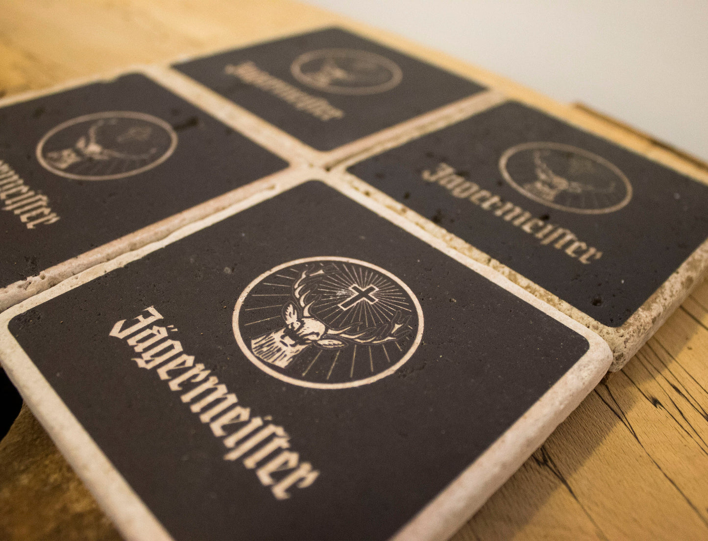 Stone Coasters: Jagermeister Collection (Set Of 4) | Drink Coasters
