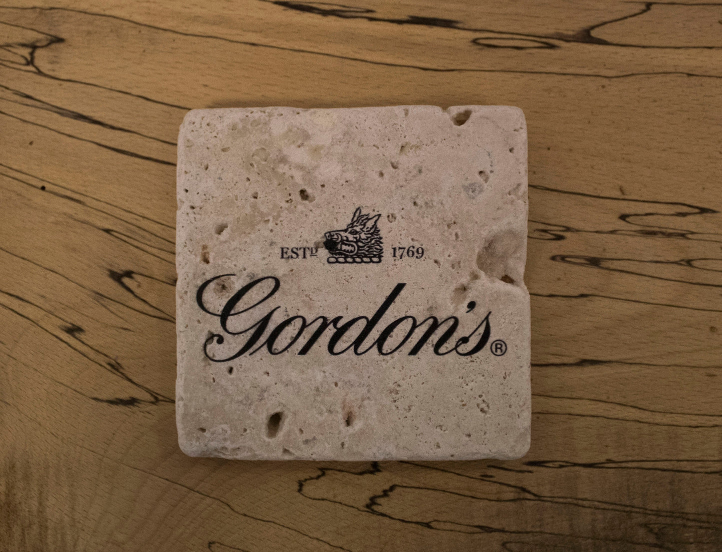 Stone Coasters: Gordons Gin Collection (Set Of 4) | Drink Coasters