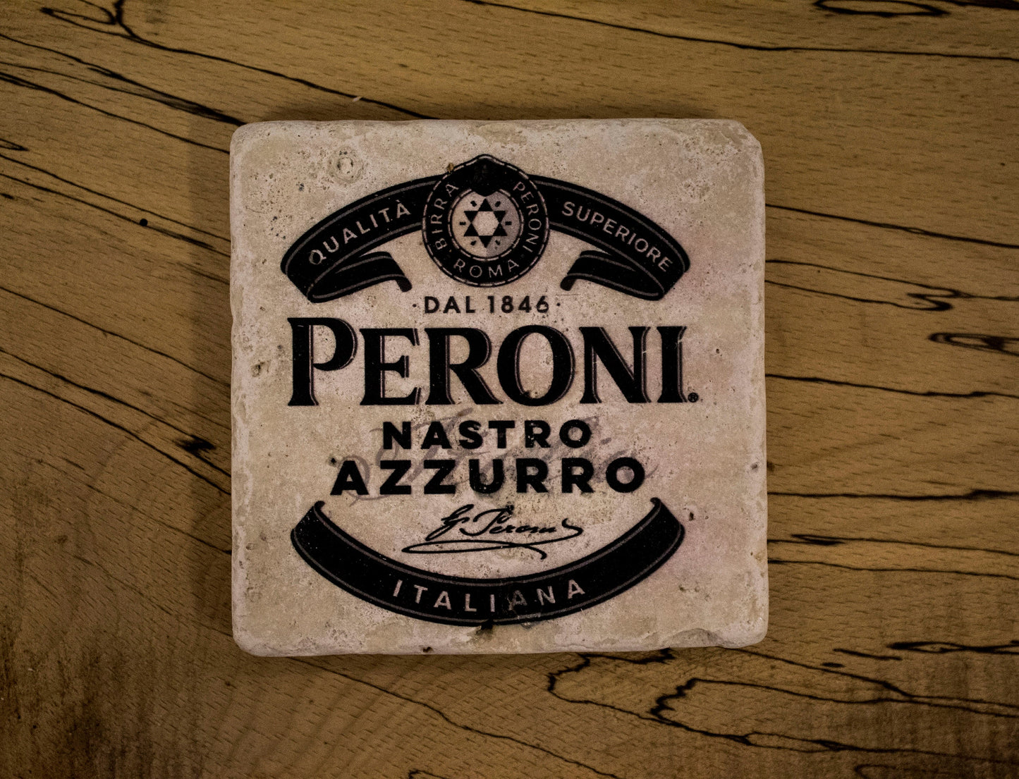 Stone Coasters: Peroni Beer Collection (Set Of 4) | Drink Coasters