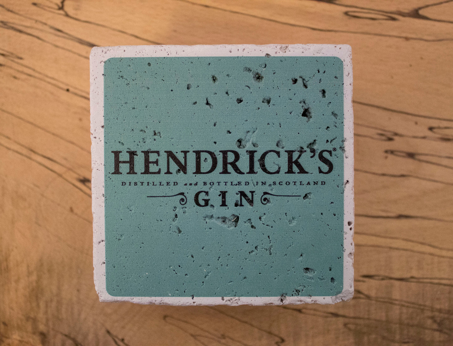 Stone Coasters: Green Gin Collection (Set Of 4) | Drink Coasters