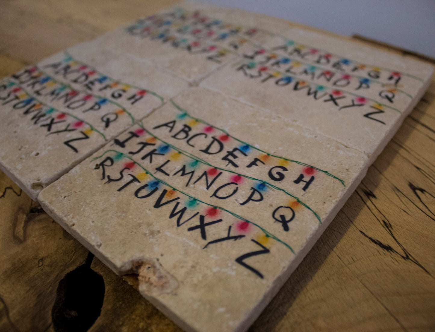 Stone Coasters: Stranger Things Lights Collection (Set Of 4)
