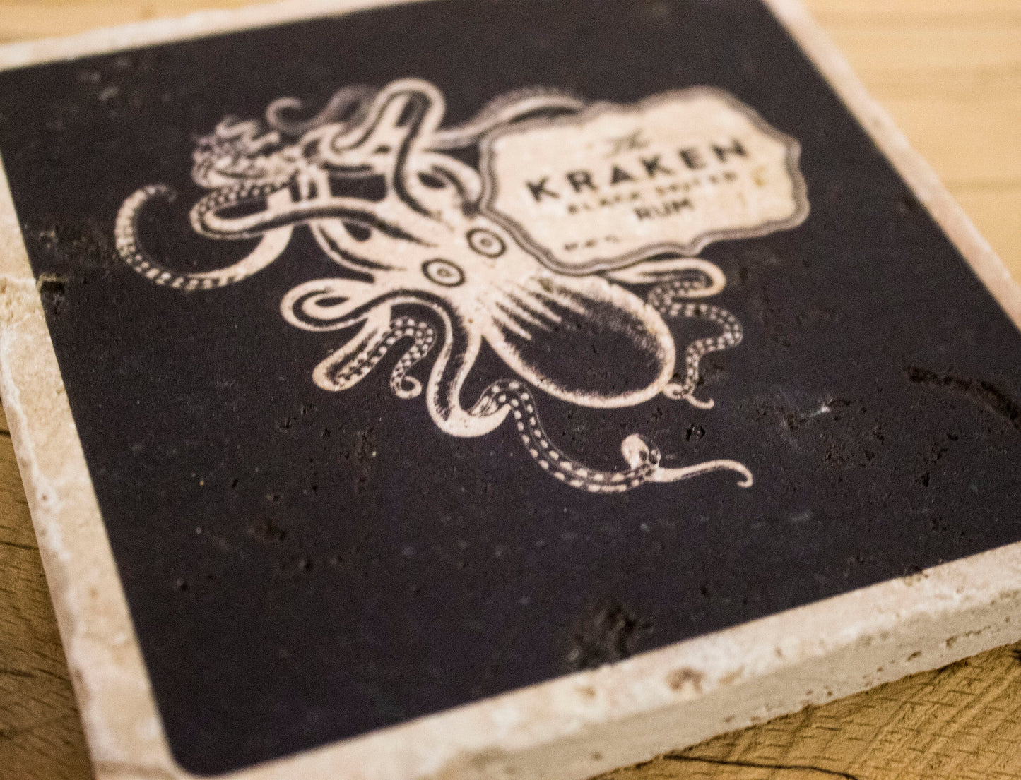 Stone Coasters: Kraken Rum Collection (Set Of 4) | Drink Coasters