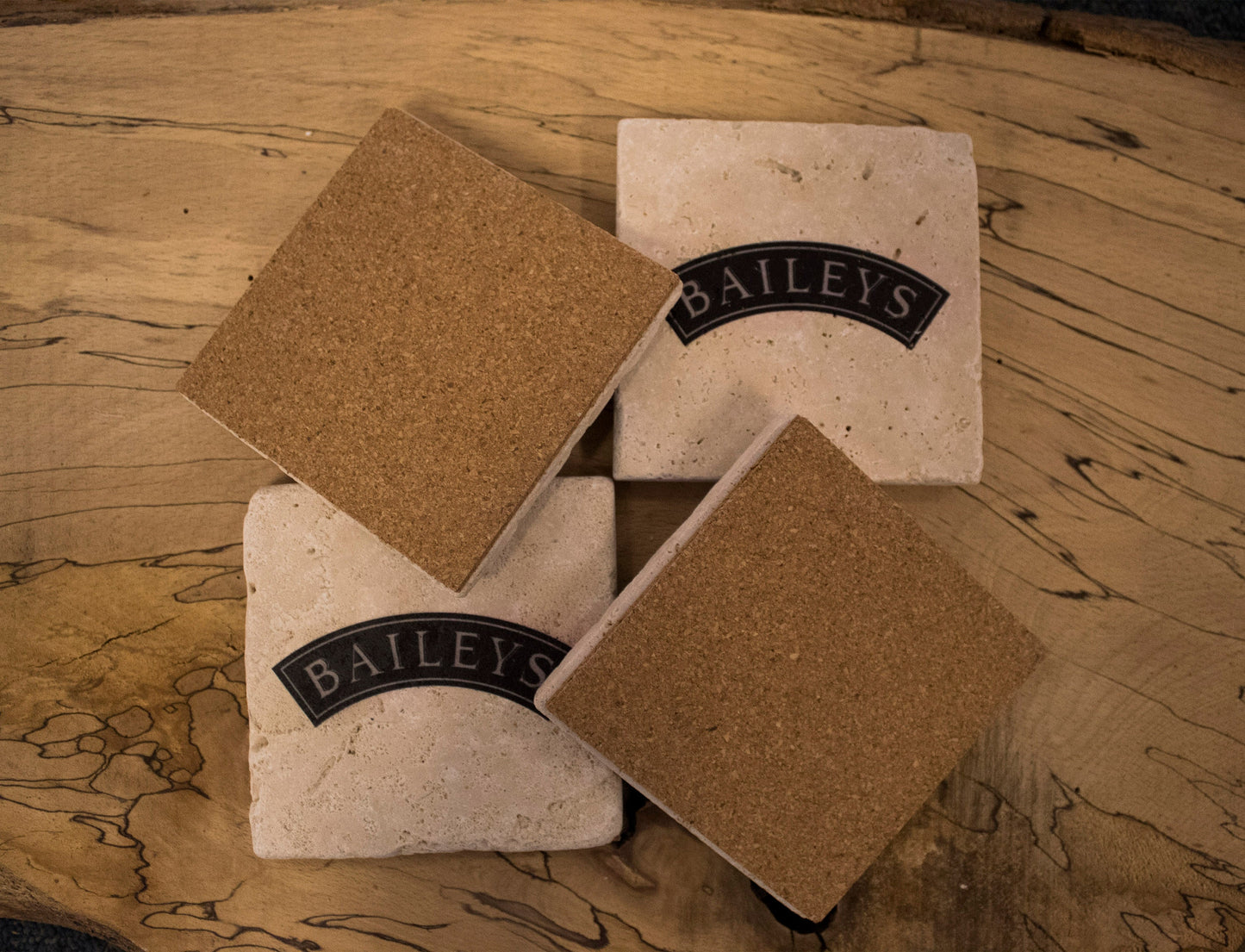 Stone Coasters: Baileys Collection (Set Of 4) | Drink Coasters