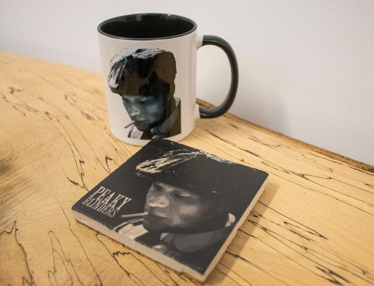 Stone Coasters & Mug Set: Tommy Shelby | Peaky Blinders Gift