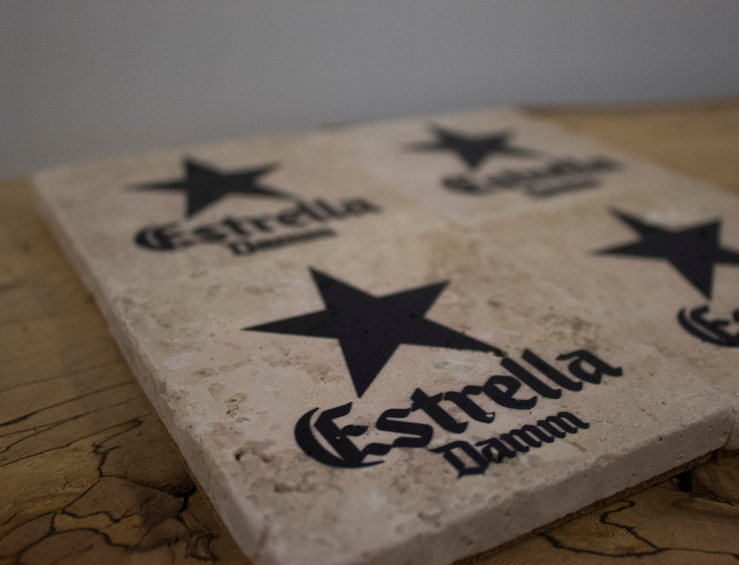 Stone Coasters: Estrella Beer Collection (Set Of 4) | Drink Coasters