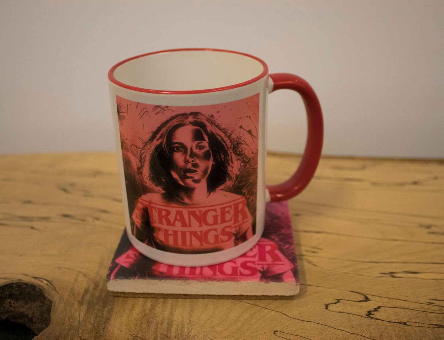 Stone Coasters & Mug Set: Stranger Things Eleven | Stranger Things Gift