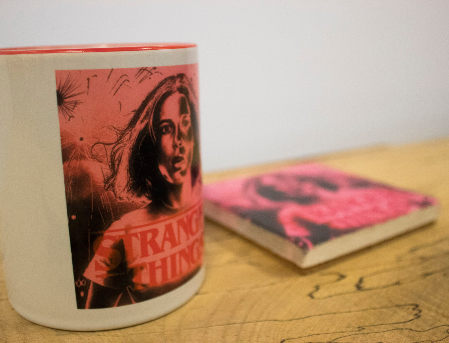 Stone Coasters & Mug Set: Stranger Things Eleven | Stranger Things Gift