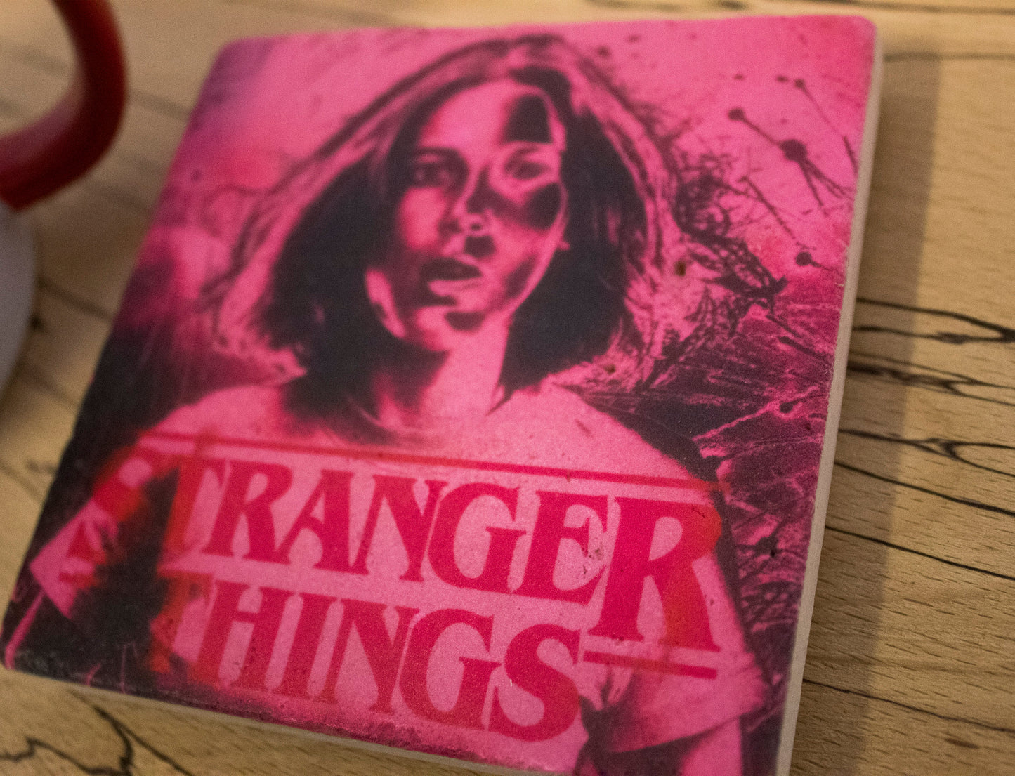 Stone Coasters & Mug Set: Stranger Things Eleven | Stranger Things Gift