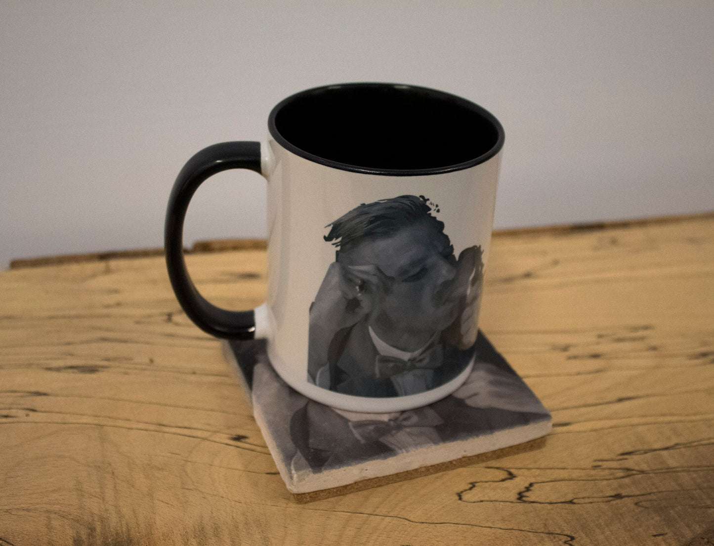 Stone Coasters & Mug Set: Arthur Shelby | Peaky Blinders Gift
