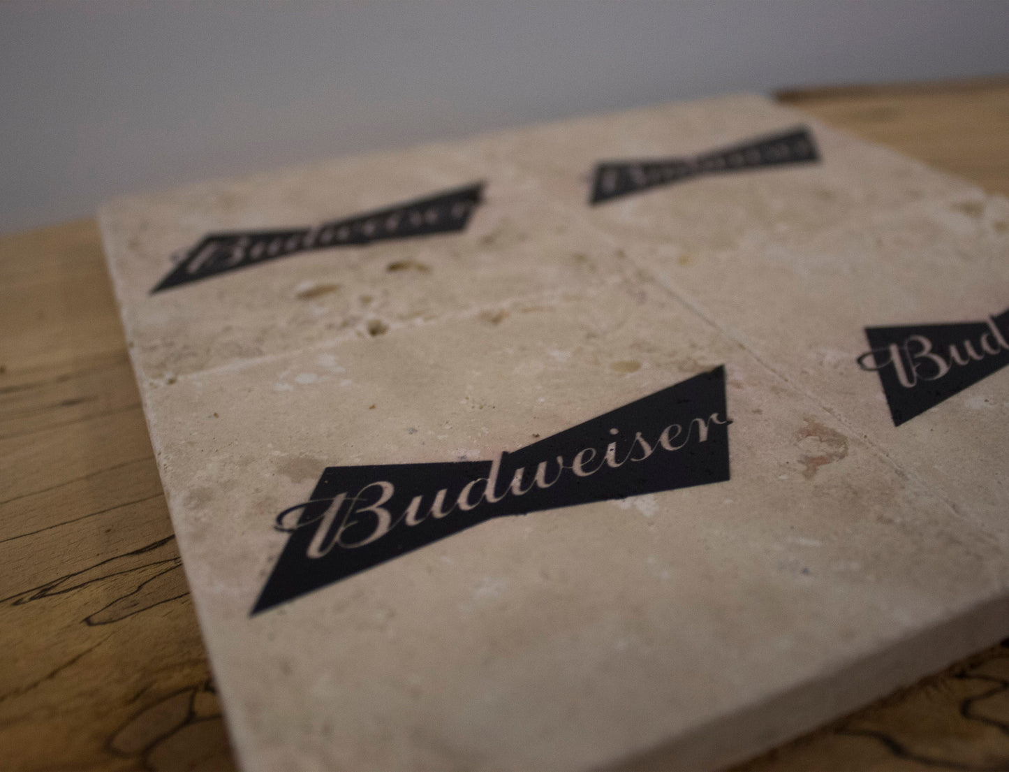 Stone Coasters: Budweiser Beer Collection (Set Of 4) | Drink Coasters