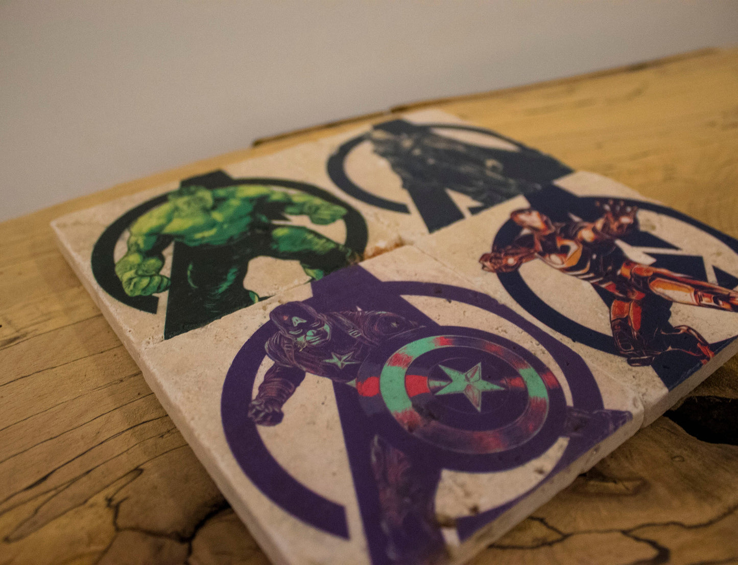 Stone Coasters: Marvel Avengers Collection (Set Of 4)