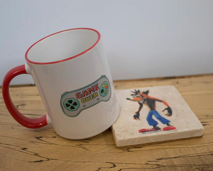 Crash Bandicoot Stone Coasters & Mug Set
