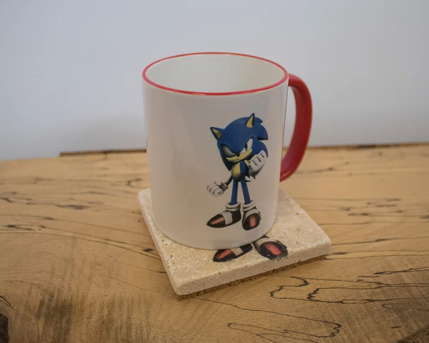 Sonic The Hedgehog Stone Coasters & Mug Set