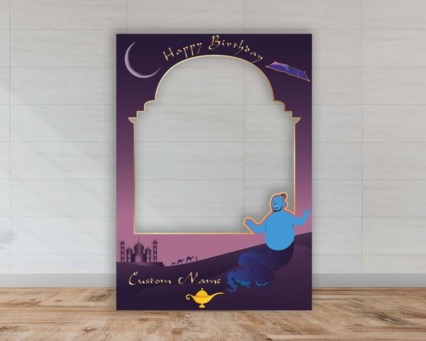 Disney Aladdin Inspired Selfie Frame