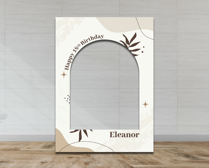 Boho Arch Birthday Frame