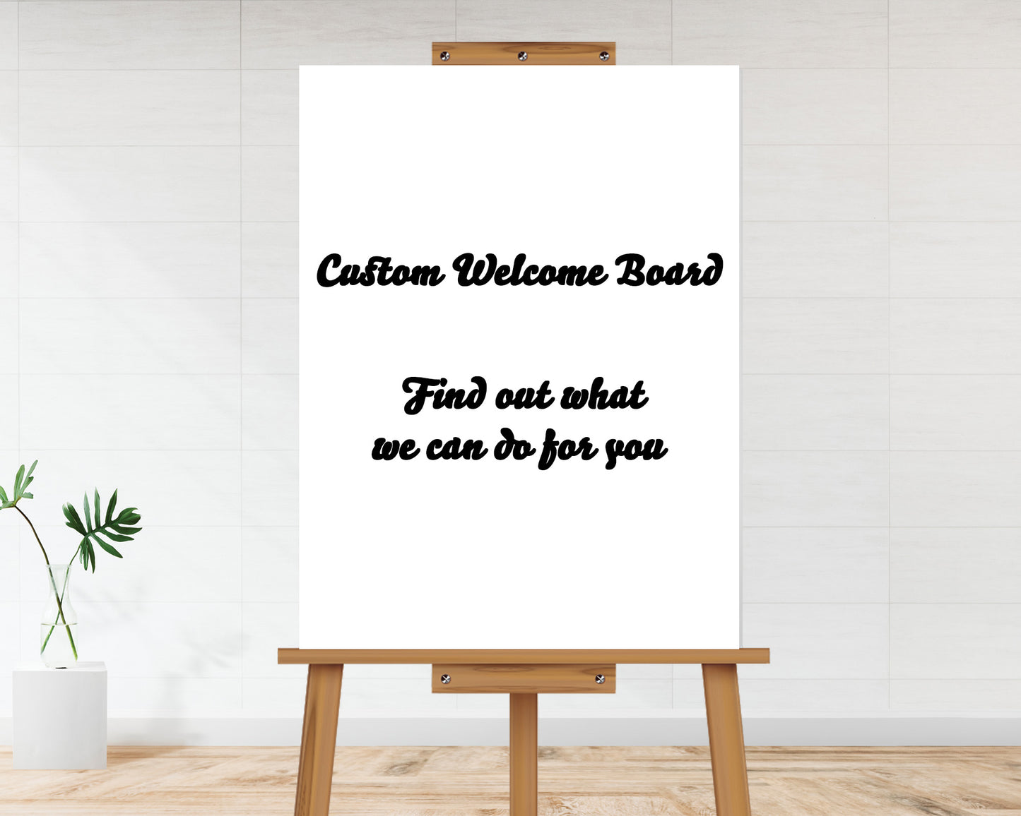 Fully Customisable Welcome Board