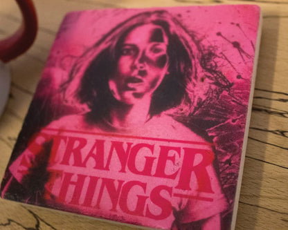 Eleven Stranger Things Stone Coasters & Mug Set