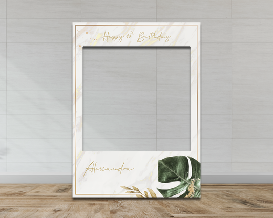 Gold Marble Birthday Frame