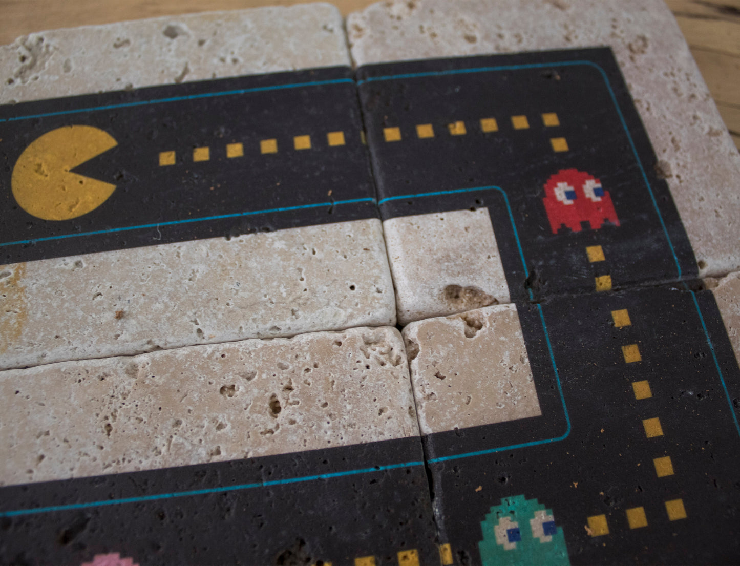 Pacman Collection Stone Coasters (Set Of 4)