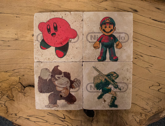 Nintendo Legends Collection Stone Coasters (Set Of 4)