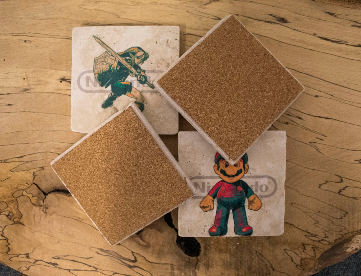Nintendo Legends Collection Stone Coasters (Set Of 4)