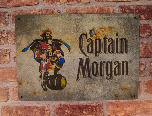 Captain Morgan Metal Sign