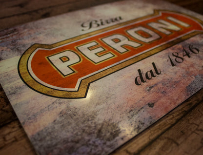 Peroni Metal Sign