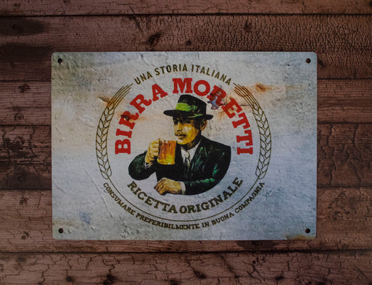 Birra Moretti Metal Sign