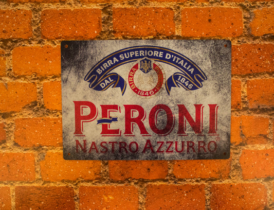 Peroni V2 Metal Sign