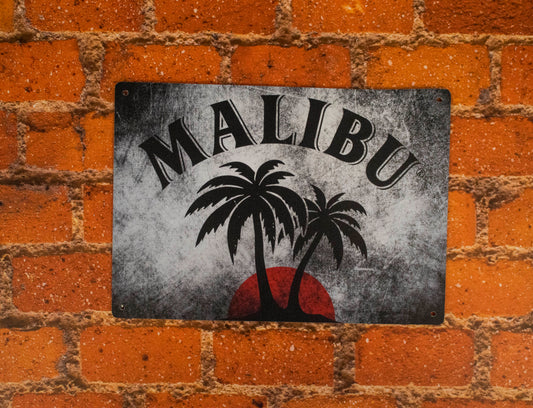 Malibu Metal Sign