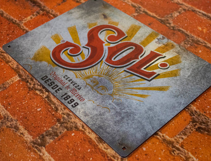 Sol Metal Sign