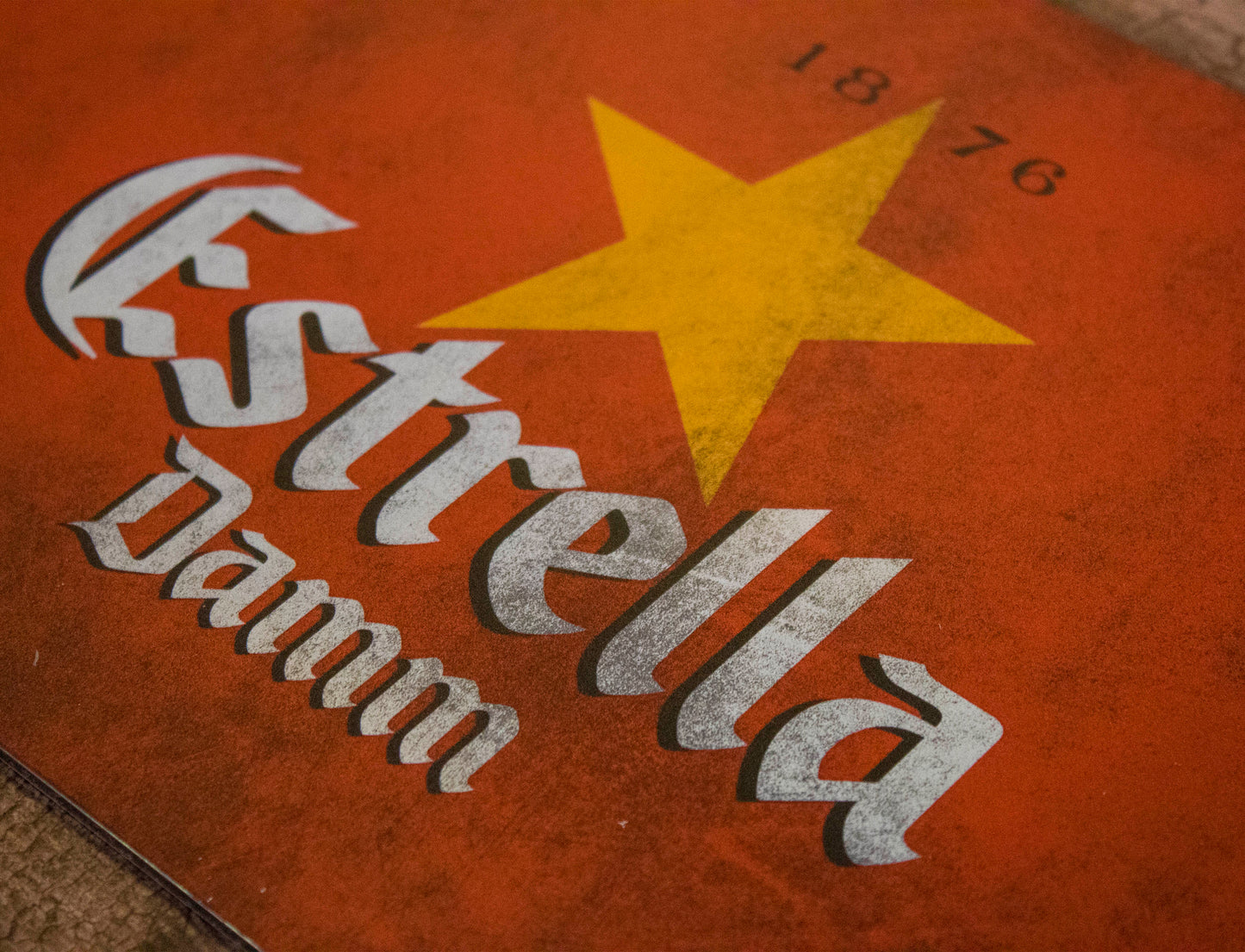 Estrella Metal Sign