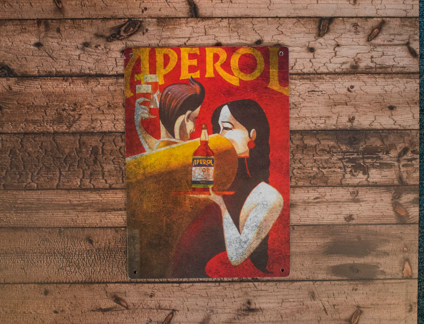 Vintage Aperol Metal Sign