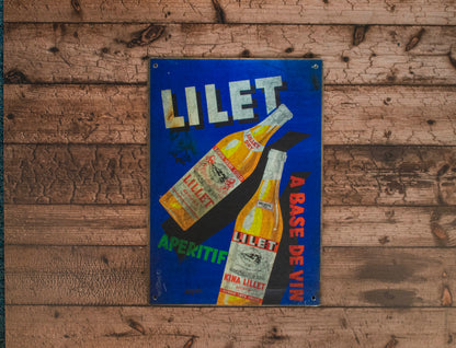 Lilet Metal Sign