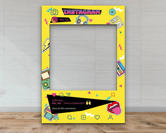 Instagram Selfie Frame | 90's Retro!