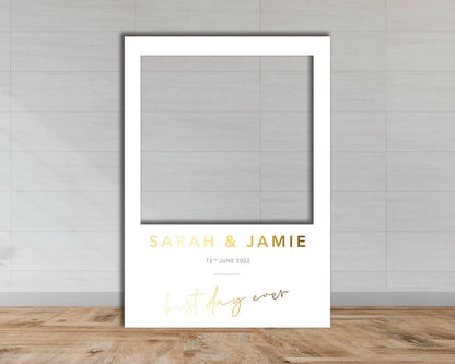 Wedding Selfie Frame - Minimal