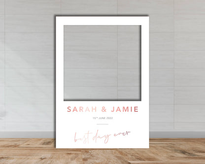 Wedding Selfie Frame - Minimal