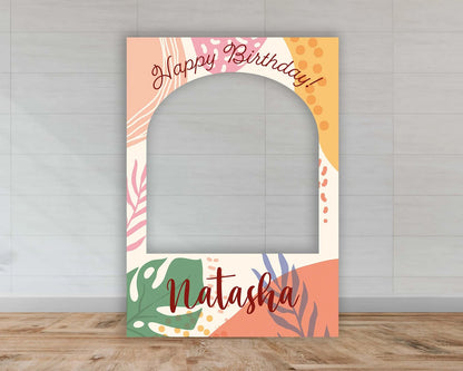 Birthday Selfie Frame | Colourful Pattern