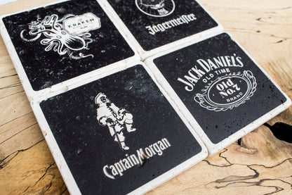 Stone Coasters: Spirits Collection (Set Of 4)